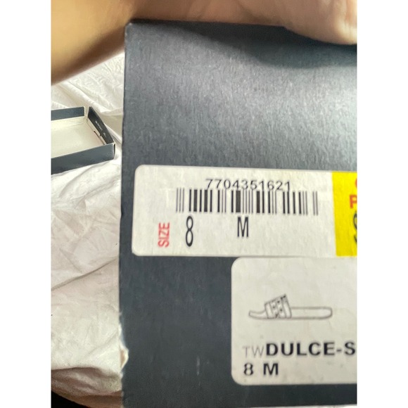 Tommy Hilfiger Red Slides Sandals Stars Flag Print Men's Size 8 - Picture 9 of 10